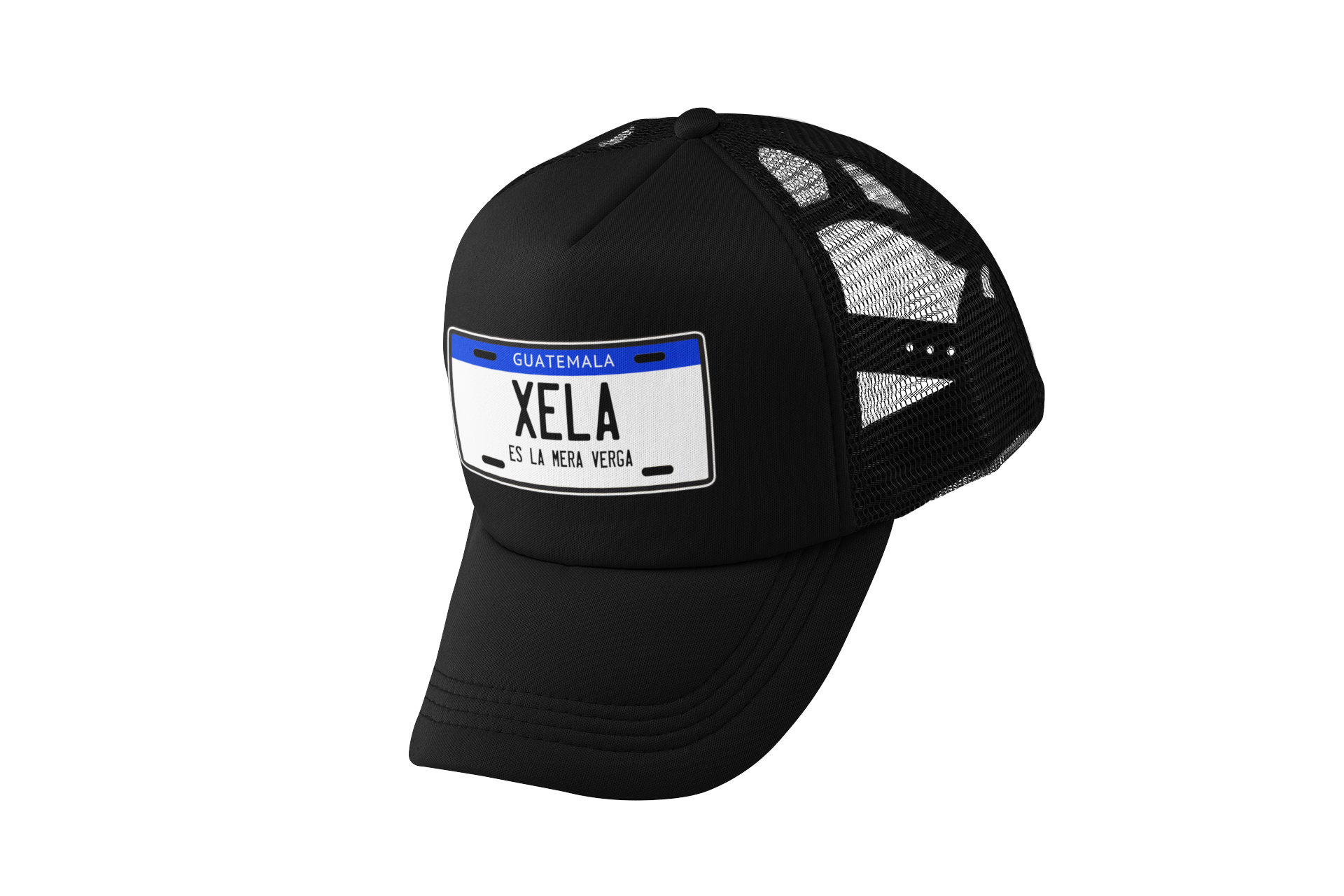 Descubre la exclusiva gorra tipo trucker de Xela, diseñada para amantes de la cultura urbana. Con ajuste personalizable para mayor comodidad