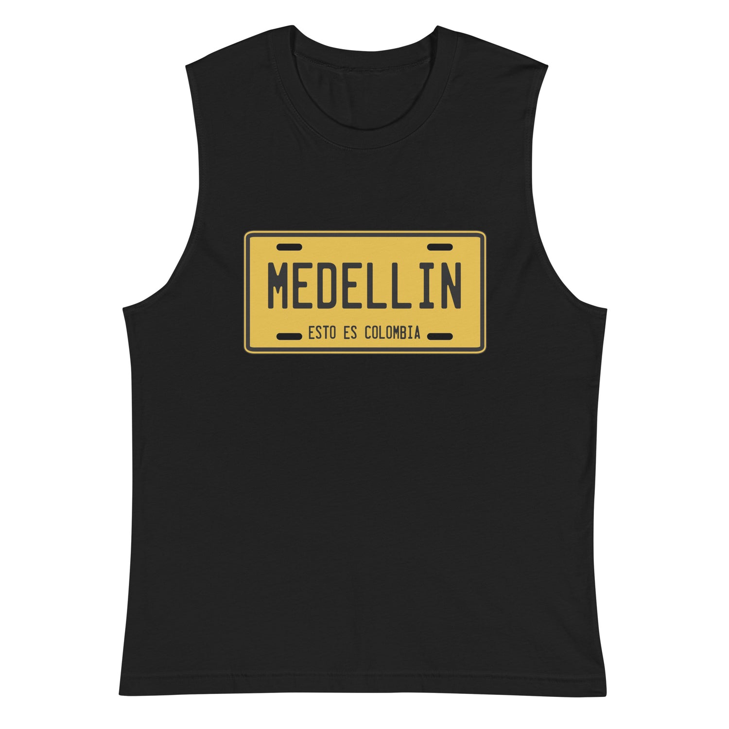 Camiseta sin mangas Medellín , Descubre calidad excepcional y estampados duraderos. Encuentra estilo y orgullo en cada prenda. Compra en LOSMIOS!