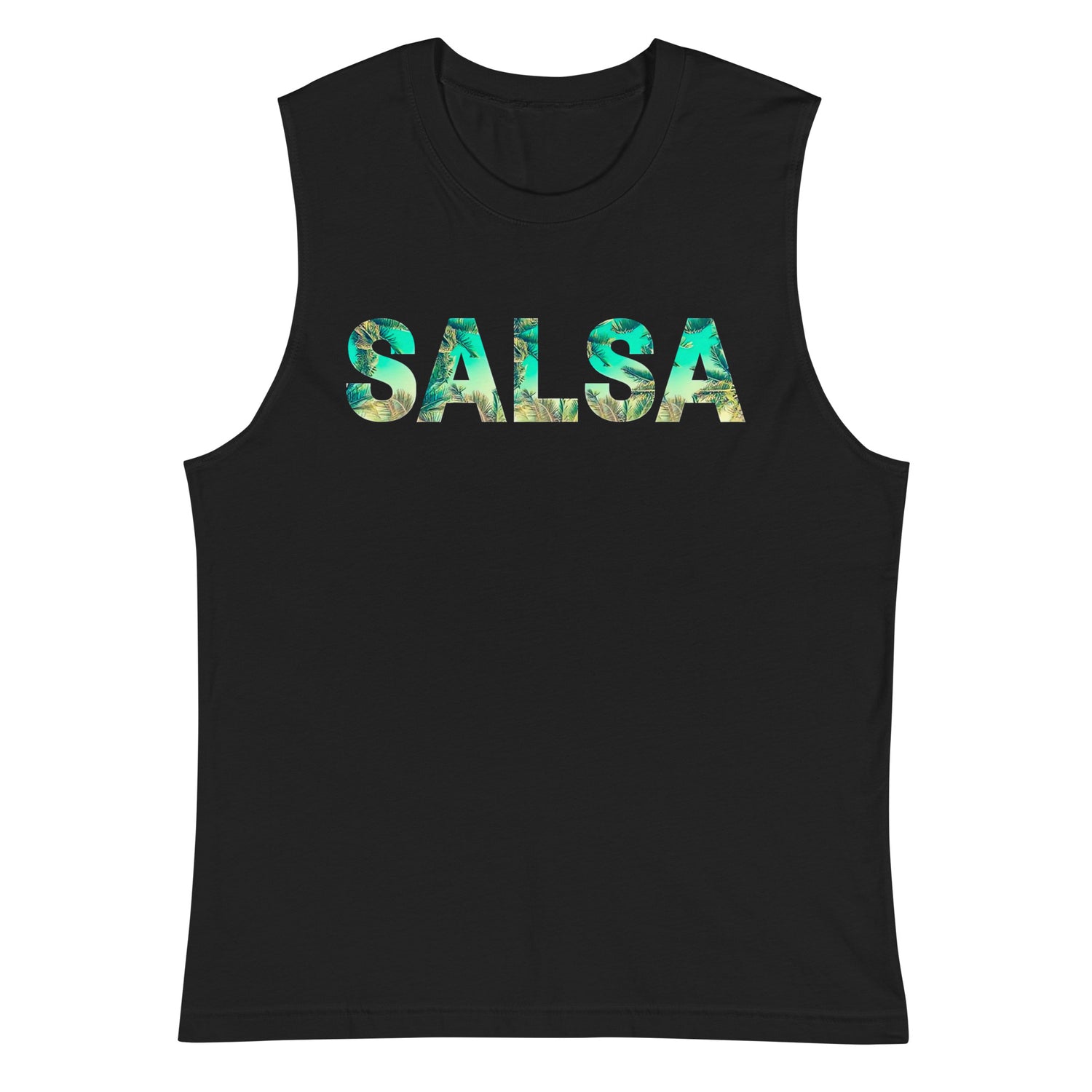 Camiseta sin mangas Salsa Tropical, Descubre calidad excepcional y estampados duraderos. Encuentra estilo y orgullo en cada prenda. Compra en LOSMIOS!