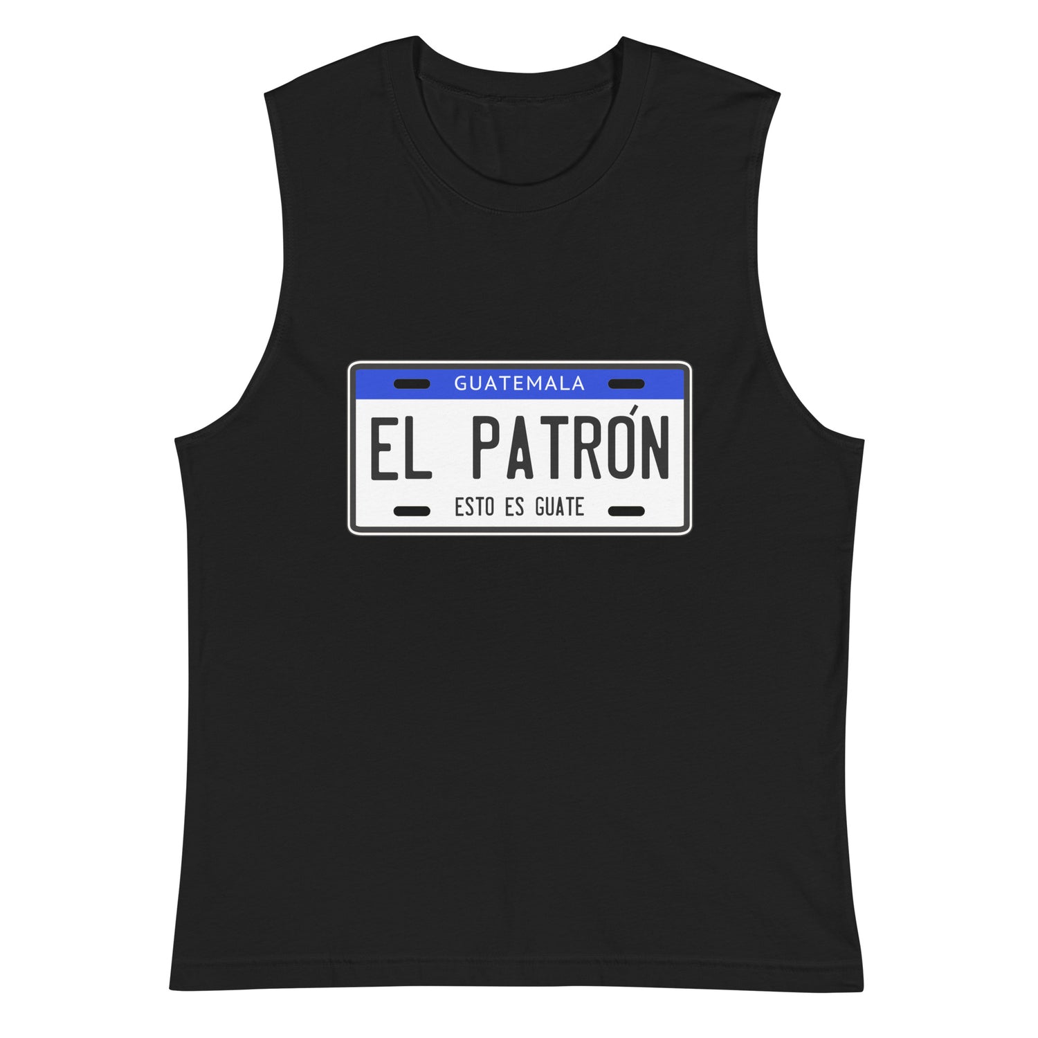 Playera sin mangas El Patrón Guate ,Descubre calidad excepcional y estampados duraderos. Encuentra estilo y orgullo en cada prenda.