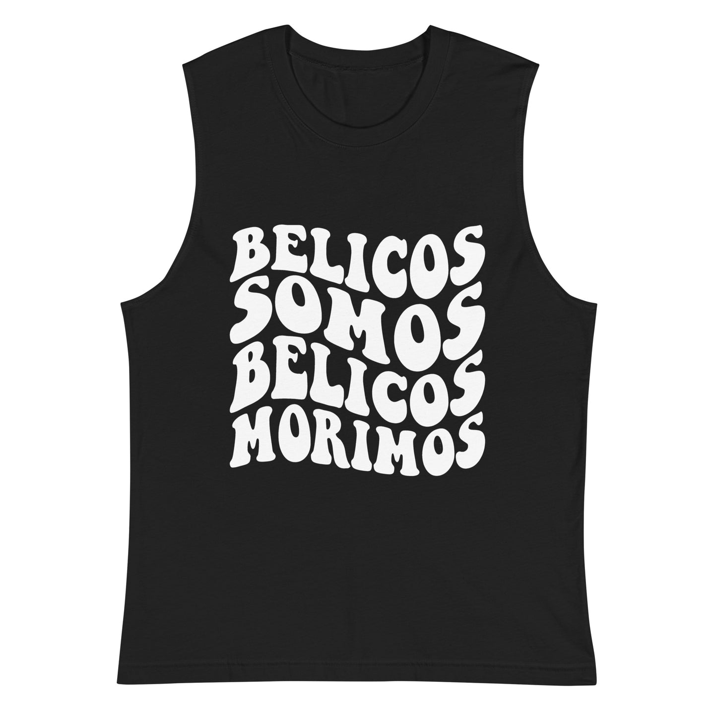 Camiseta sin mangas Bélicos Somos, Descubre calidad excepcional y estampados duraderos. Encuentra estilo y orgullo en cada prenda.