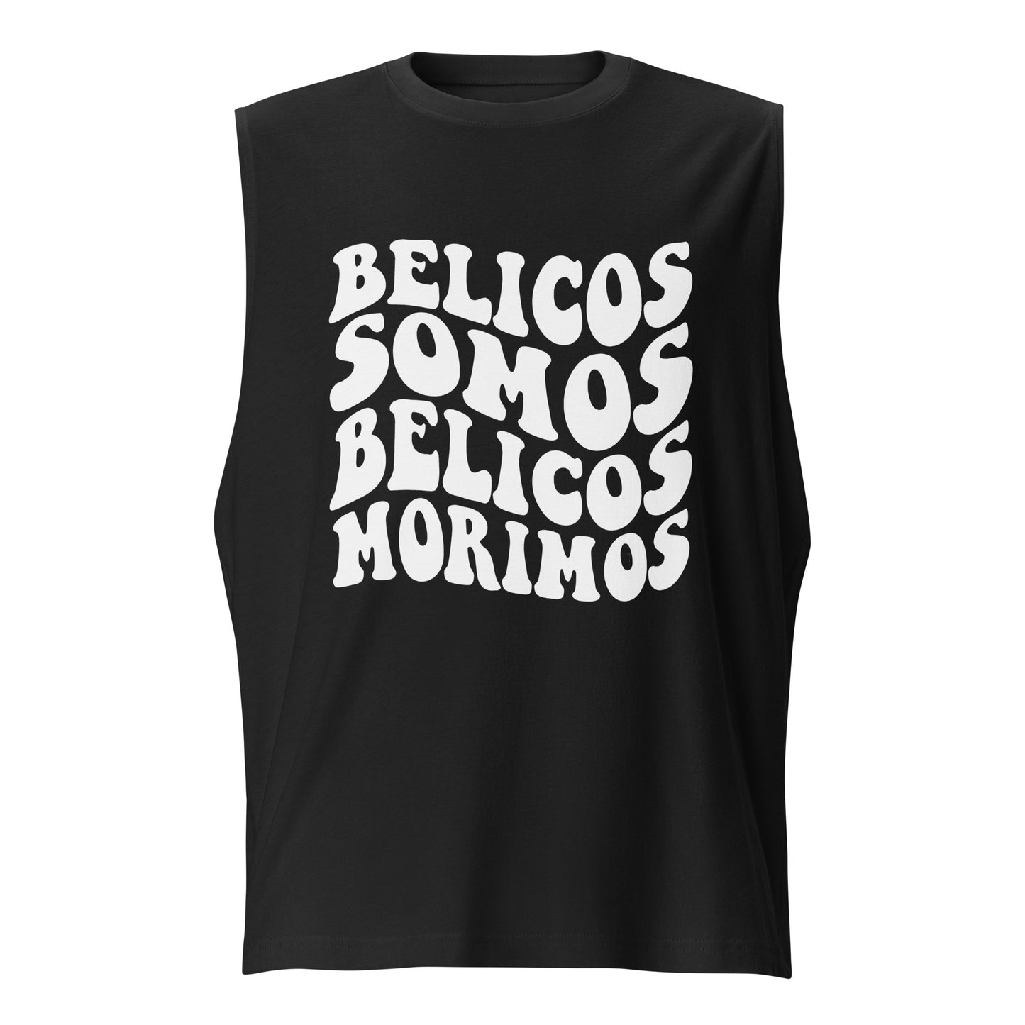 Camiseta sin mangas Bélicos Somos, Descubre calidad excepcional y estampados duraderos. Encuentra estilo y orgullo en cada prenda.