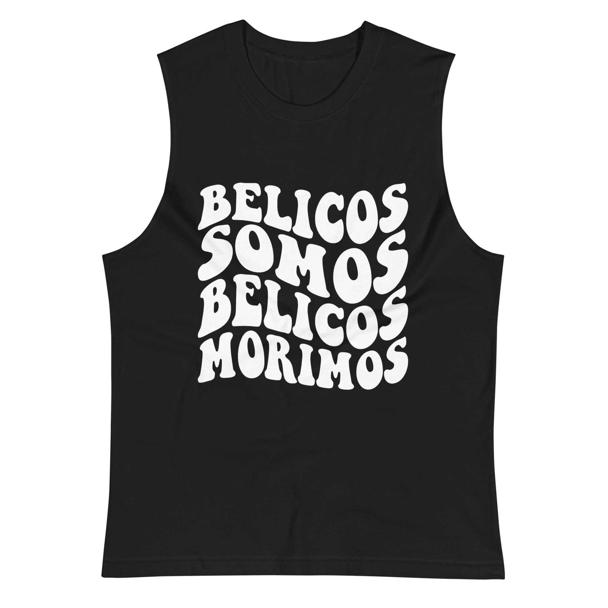 Camiseta sin mangas Bélicos Somos, Descubre calidad excepcional y estampados duraderos. Encuentra estilo y orgullo en cada prenda.