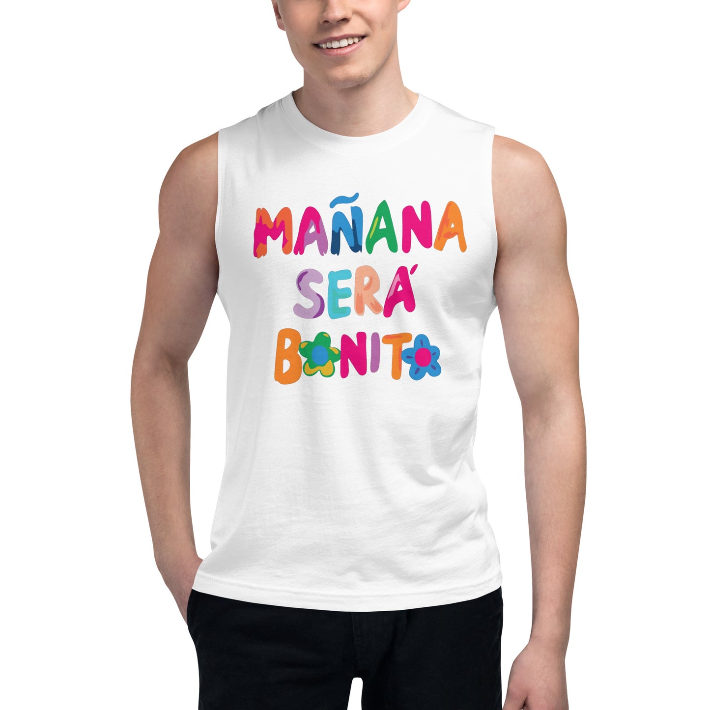 Camiseta sin mangas Mañana será Bonito: el emblema de orgullo colombiano con calidad excepcional y estampado que resiste el paso del tiempo.