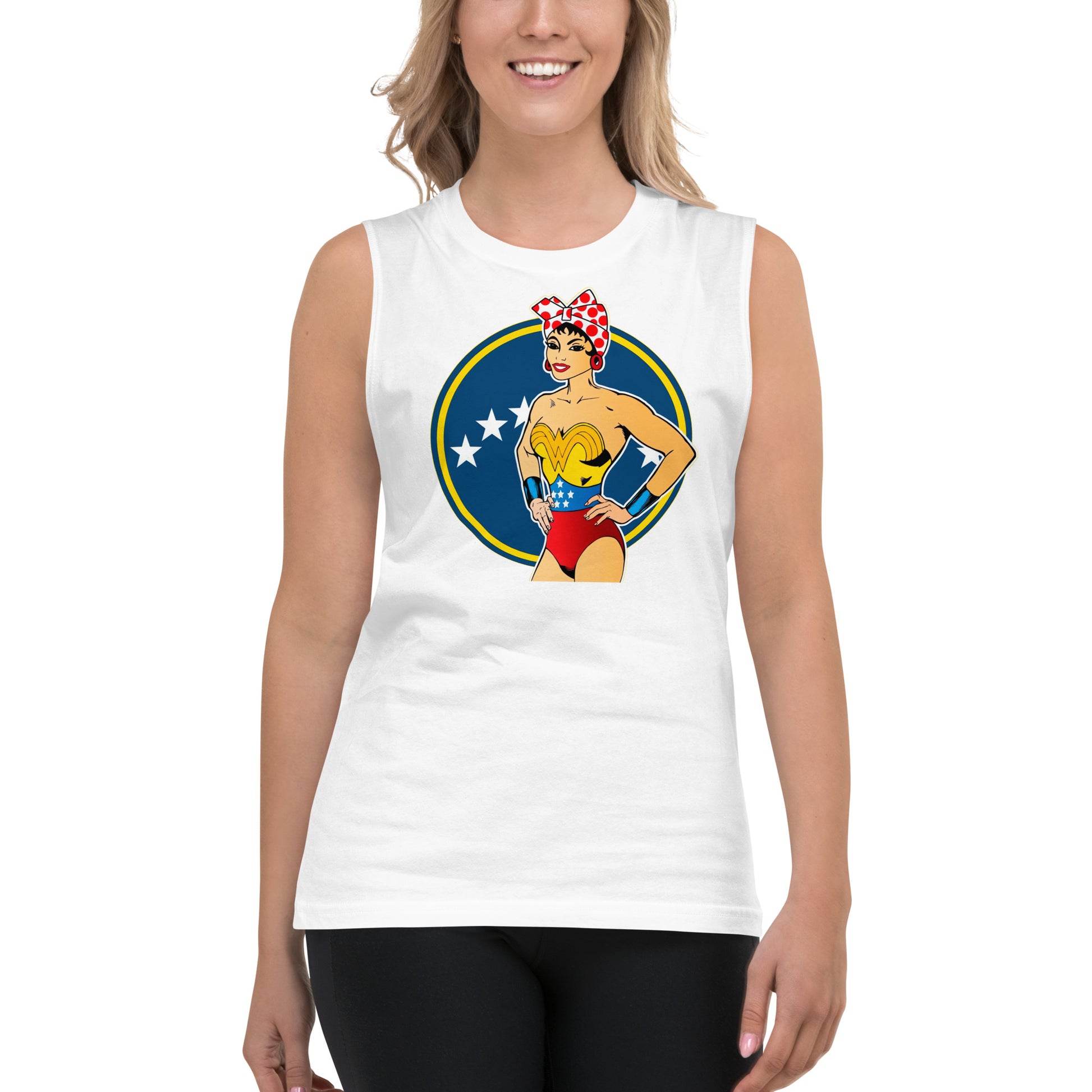 Camiseta sin mangas Wonder Pan, Descubre calidad excepcional y estampados duraderos. Encuentra estilo y orgullo en cada prenda. Compra en LOSMIOS!