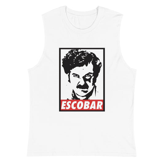 Camiseta sin mangas Escobar, Descubre calidad excepcional y estampados duraderos. Encuentra estilo y orgullo en cada prenda. Compra en LOSMIOS!