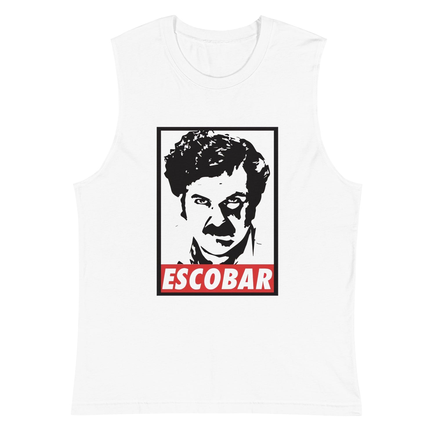 Camiseta sin mangas Escobar, Descubre calidad excepcional y estampados duraderos. Encuentra estilo y orgullo en cada prenda. Compra en LOSMIOS!