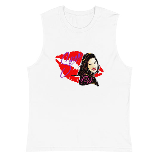 Camiseta sin mangas Selena Kiss , Descubre calidad excepcional y estampados duraderos. Encuentra estilo y orgullo en cada prenda. Compra en LOSMIOS!