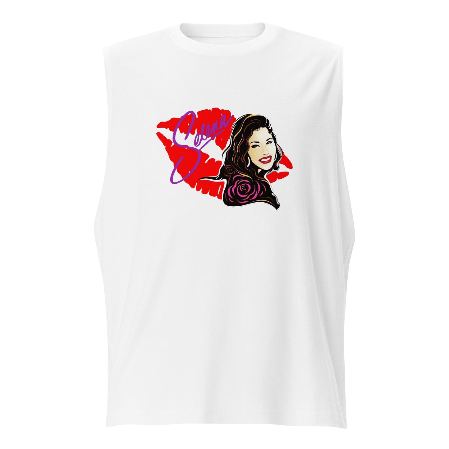 Camiseta sin mangas Selena Kiss , Descubre calidad excepcional y estampados duraderos. Encuentra estilo y orgullo en cada prenda. Compra en LOSMIOS!