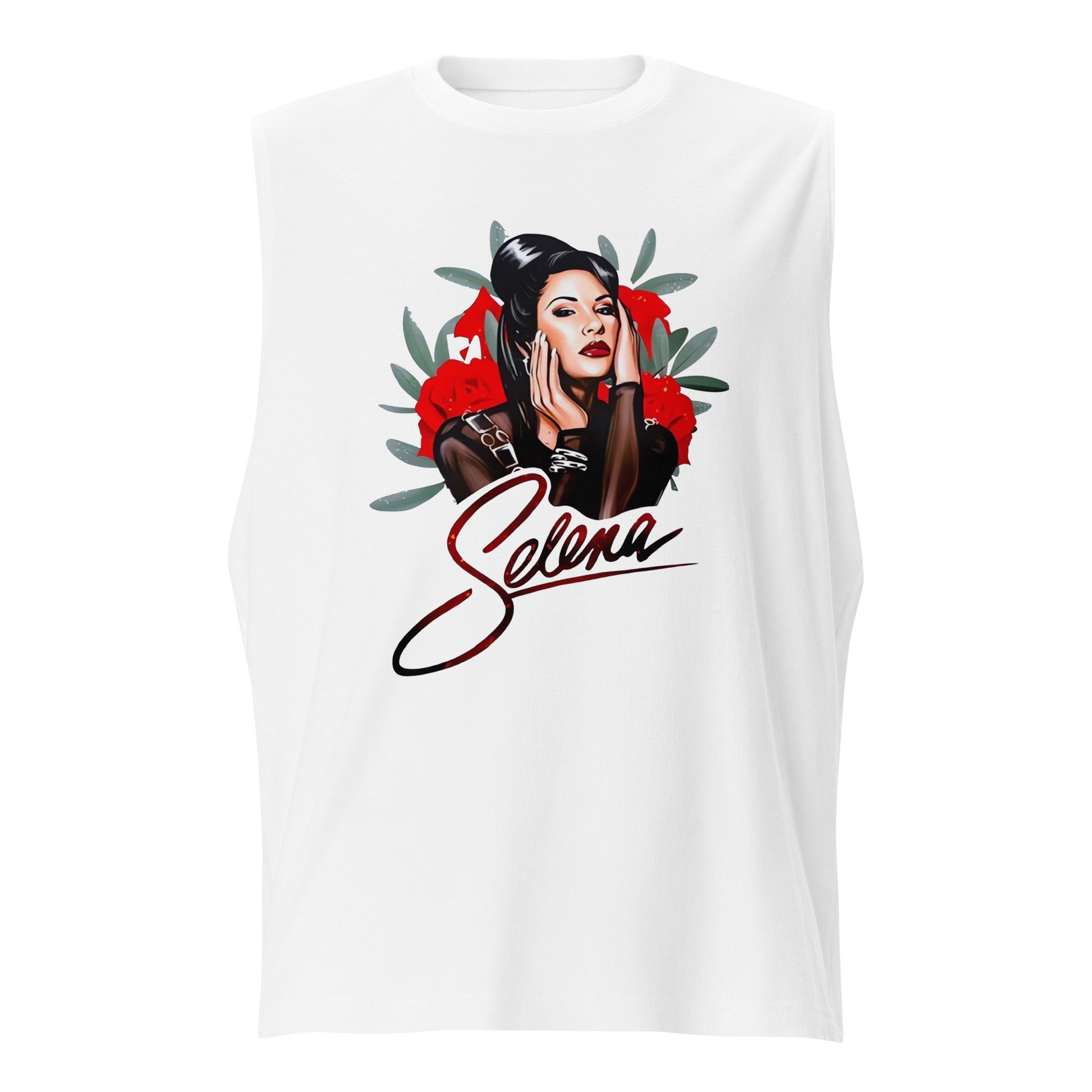 Camiseta sin mangas La Flor Selena, Descubre calidad excepcional y estampados duraderos. Encuentra estilo y orgullo en cada prenda. 