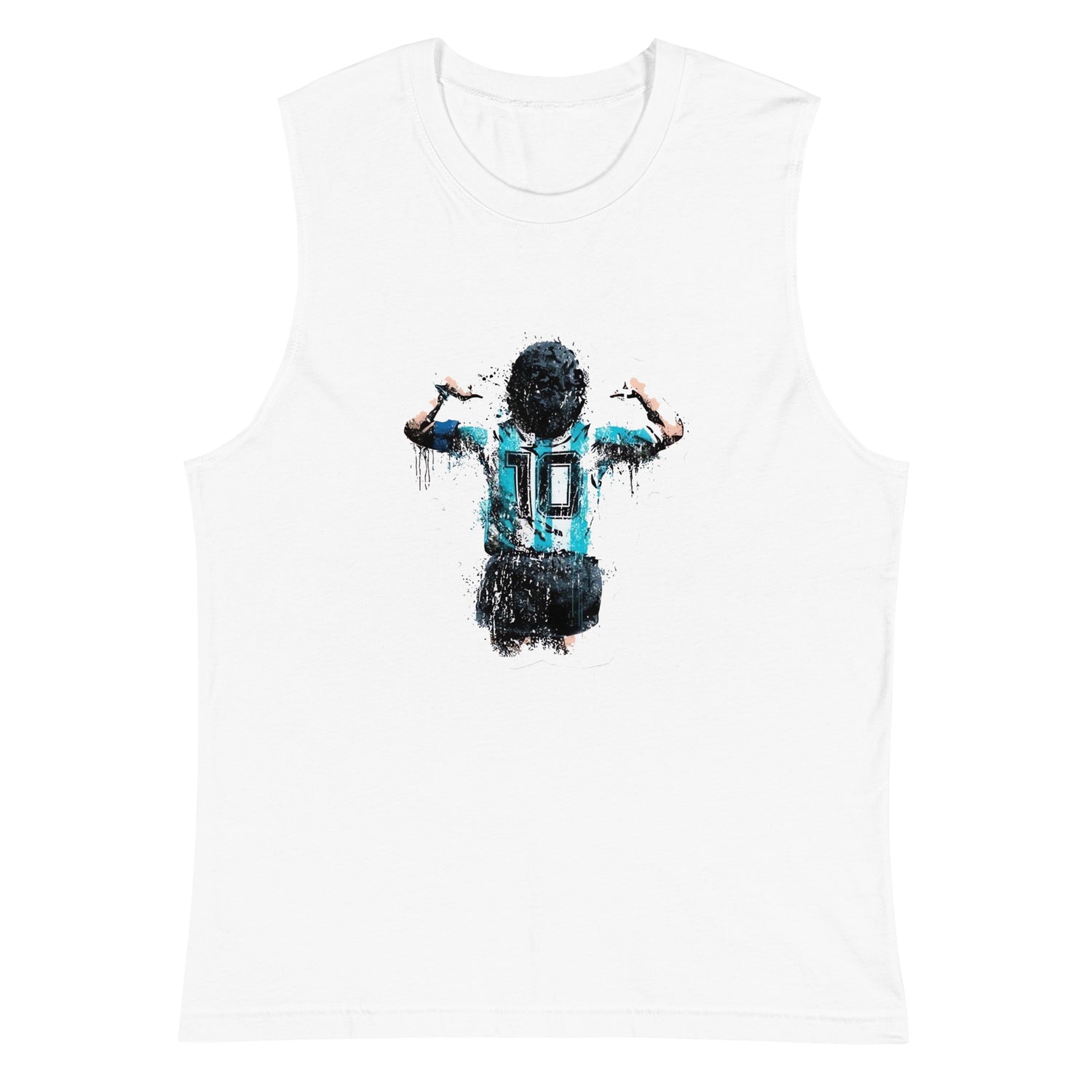 Playera sin mangas Maradona el 10 ,Descubre calidad excepcional y estampados duraderos. Encuentra estilo y orgullo en cada prenda.