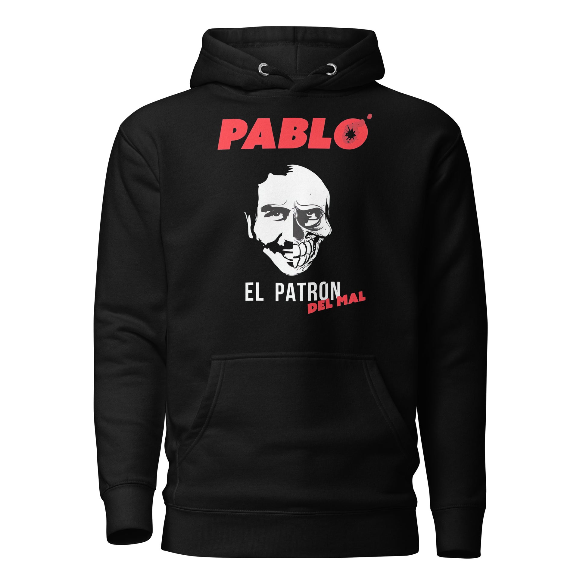 Sudadero con capucha Pablo el patron del mal: el emblema de orgullo colombiano con calidad excepcional y estampado que resiste el paso del tiempo.