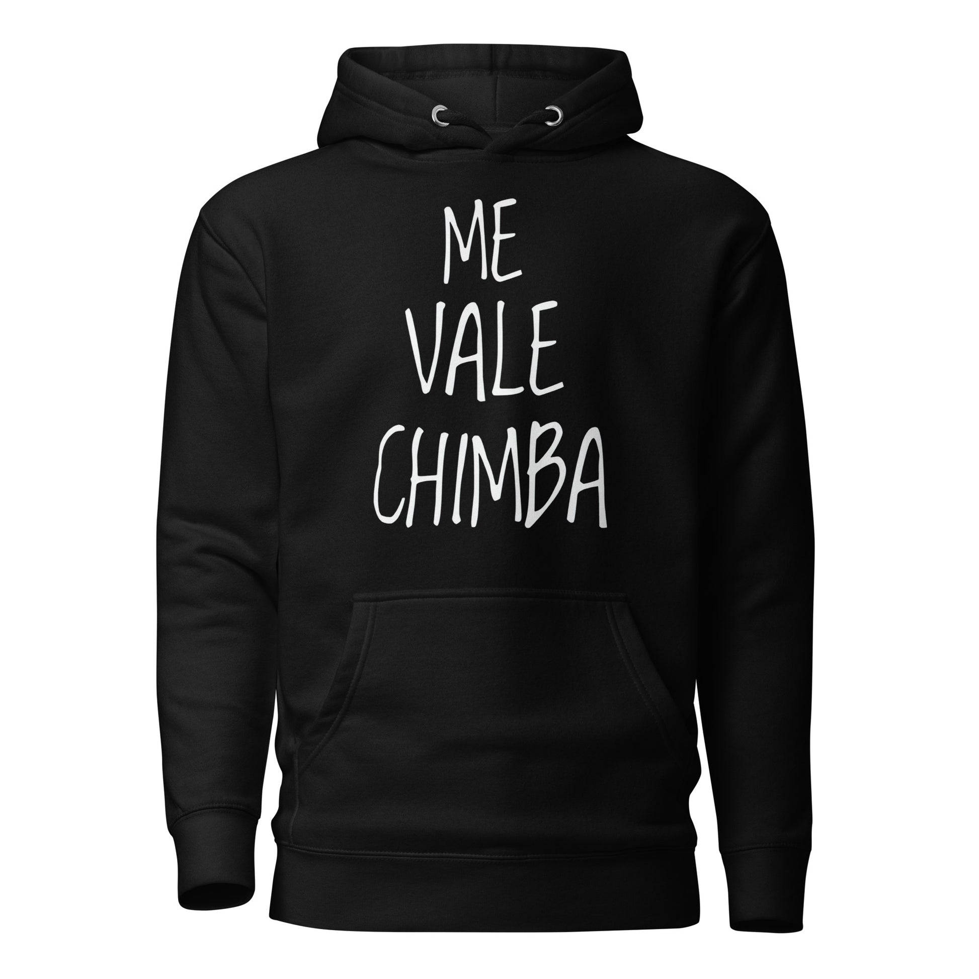 Sudadero con capucha Me Vale Chimba: Descubre calidad excepcional y estampados duraderos. Encuentra estilo y orgullo en cada prenda.