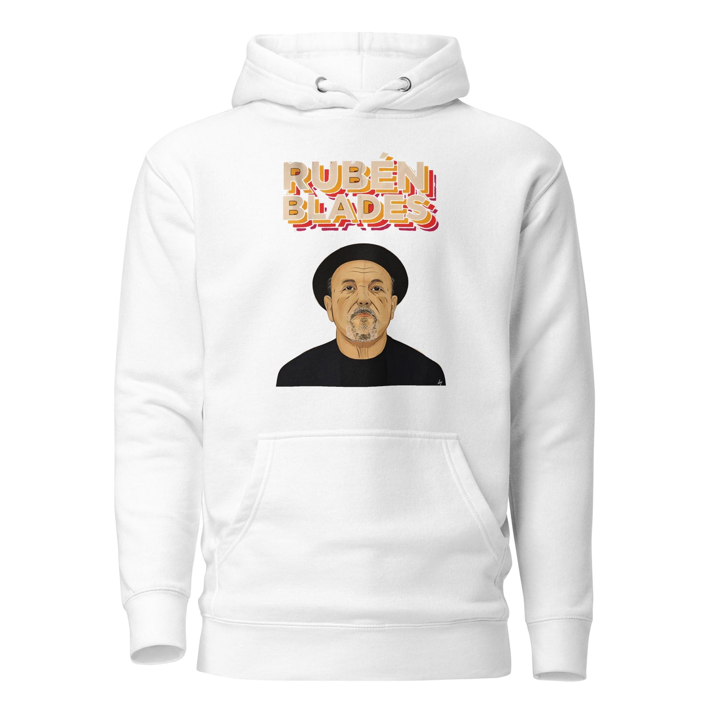 Hoodie de Rubén Blades, Descubre calidad excepcional y estampados duraderos. Encuentra estilo y orgullo en cada prenda. Compra ahora!