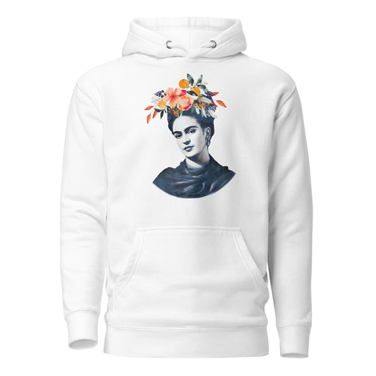 Hoodie de Frida Flowers ,Descubre calidad excepcional y estampados duraderos. Encuentra estilo y orgullo en cada prenda. Compra ahora!