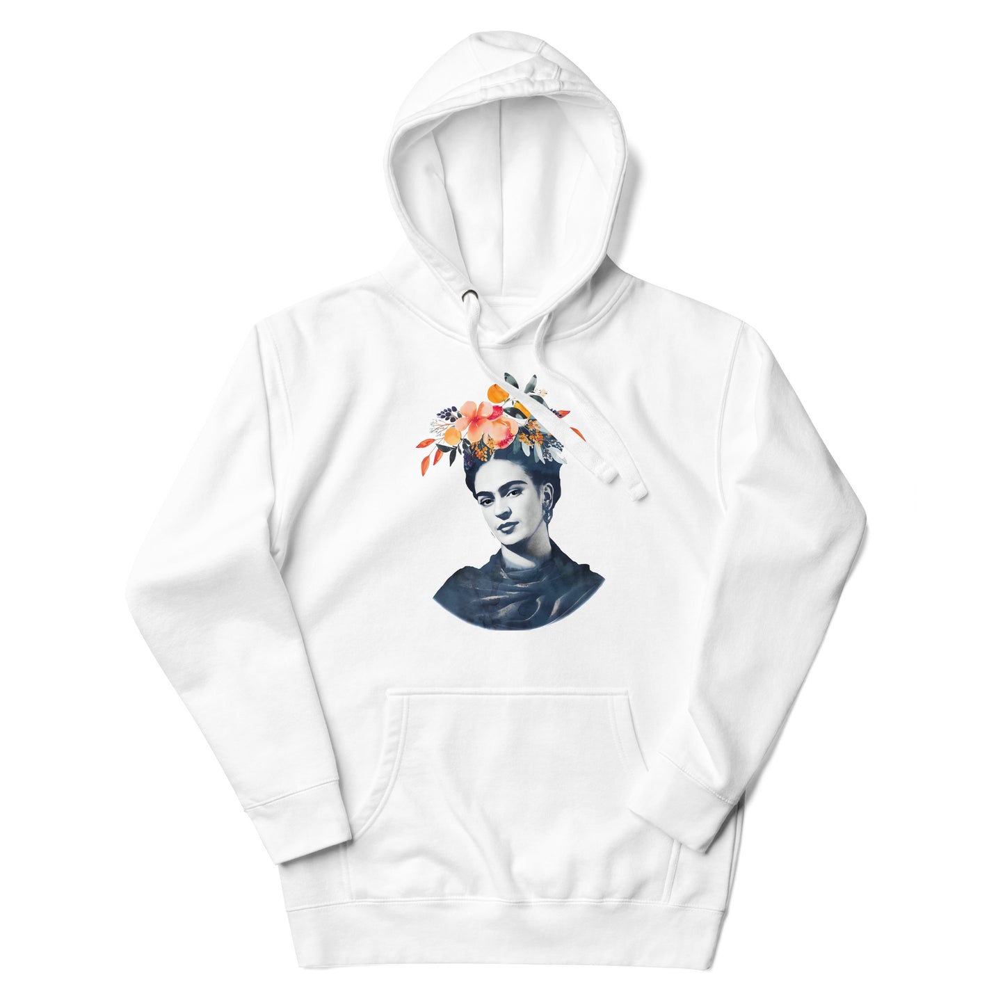 Hoodie de Frida Flowers ,Descubre calidad excepcional y estampados duraderos. Encuentra estilo y orgullo en cada prenda. Compra ahora!