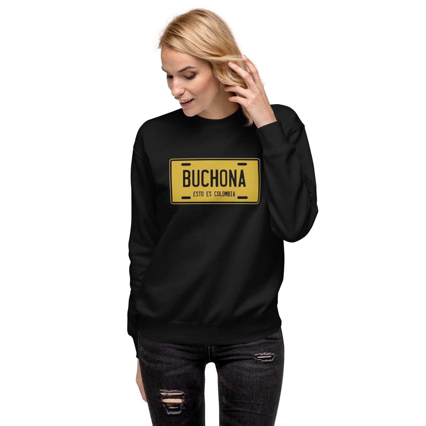 Suéter de Buchona ,Descubre calidad excepcional y estampados duraderos. Encuentra estilo y orgullo en cada prenda. Compra ahora!