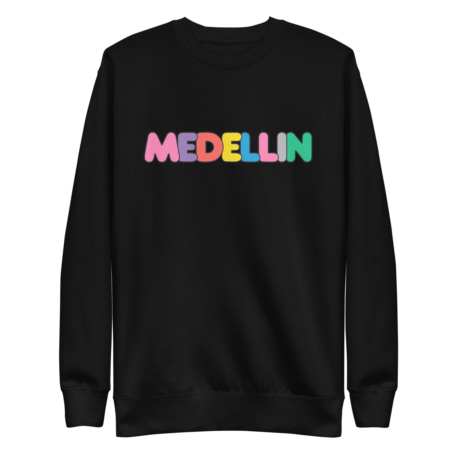 Suéter de Color Medellin ,Descubre calidad excepcional y estampados duraderos. Encuentra estilo y orgullo en cada prenda. Compra ahora!