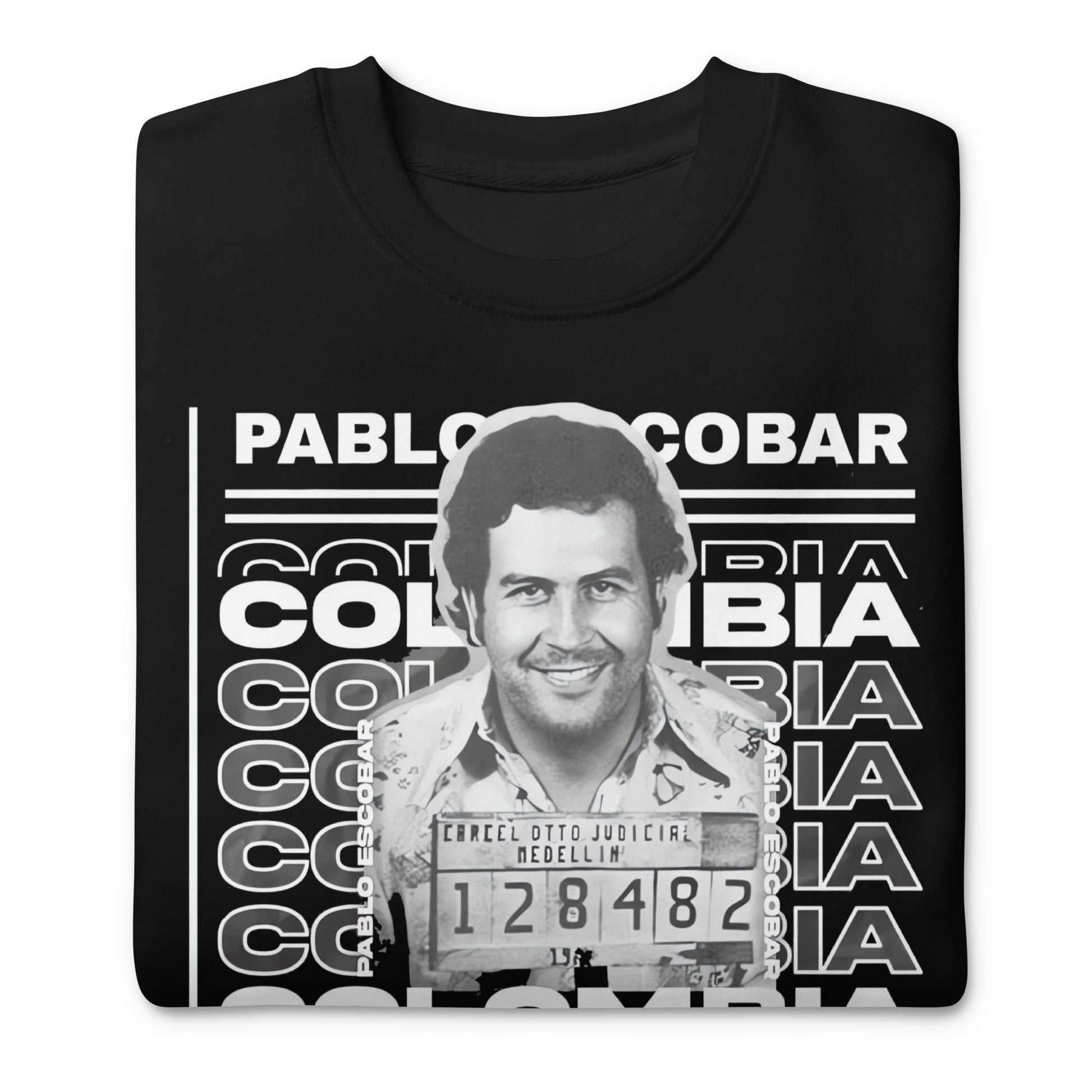 Suéter Pablo Excobar Colombia ,Descubre calidad excepcional y estampados duraderos. Encuentra estilo y orgullo en cada prenda. Compra ahora!