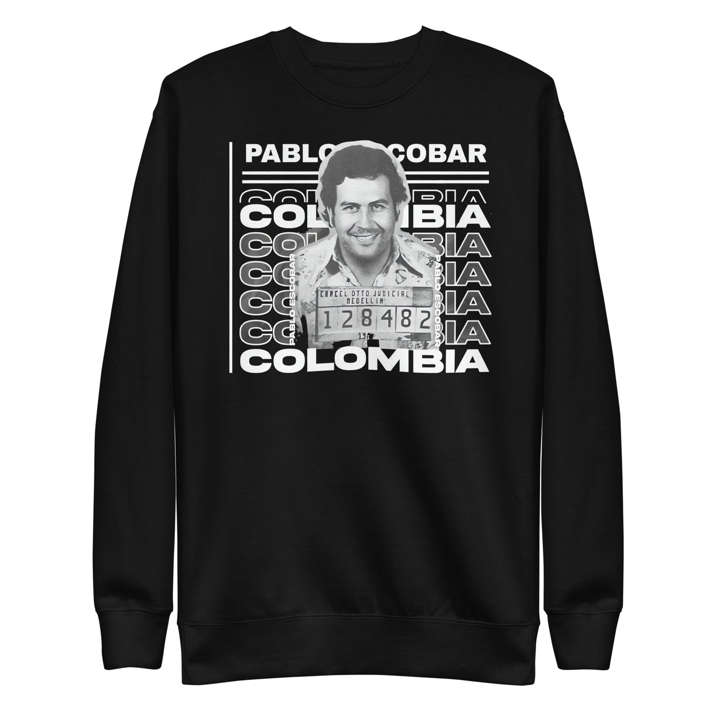 Suéter Pablo Excobar Colombia ,Descubre calidad excepcional y estampados duraderos. Encuentra estilo y orgullo en cada prenda. Compra ahora!