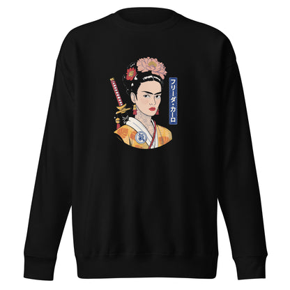 Suéter de Frida Samurai ,Descubre calidad excepcional y estampados duraderos. Encuentra estilo y orgullo en cada prenda. Compra ahora!