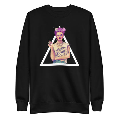 Suéter de Frida del Rey ,Descubre calidad excepcional y estampados duraderos. Encuentra estilo y orgullo en cada prenda. Compra ahora!