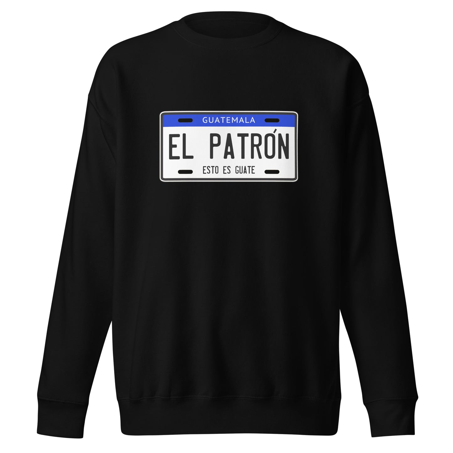 Suetér de El Patrón Guate ,Descubre calidad excepcional y estampados duraderos. Encuentra estilo y orgullo en cada prenda. Compra ahora!