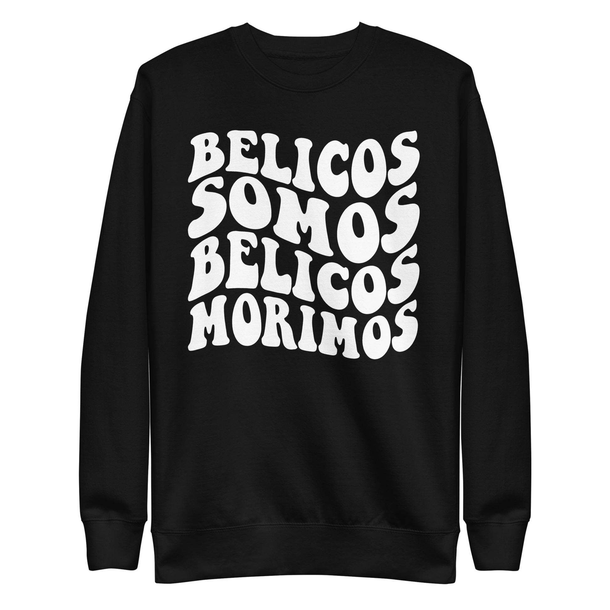 Sueter Bélicos Somos, Descubre calidad excepcional y estampados duraderos. Encuentra estilo y orgullo en cada prenda.