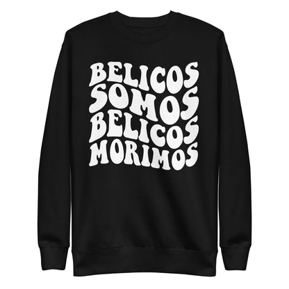 Sueter Bélicos Somos, Descubre calidad excepcional y estampados duraderos. Encuentra estilo y orgullo en cada prenda.