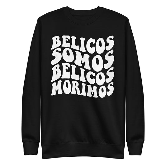 Sueter Bélicos Somos, Descubre calidad excepcional y estampados duraderos. Encuentra estilo y orgullo en cada prenda.