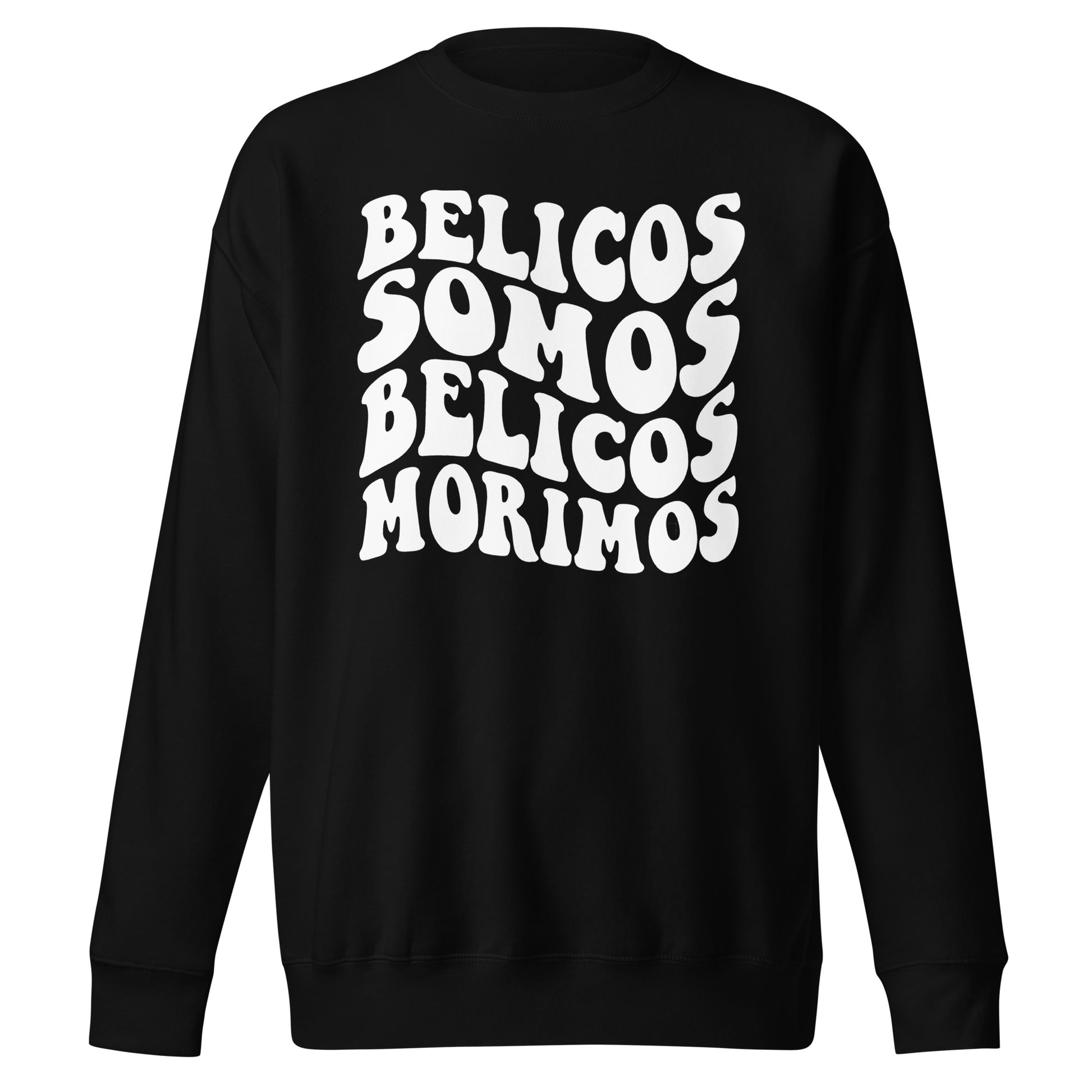 Sueter Bélicos Somos, Descubre calidad excepcional y estampados duraderos. Encuentra estilo y orgullo en cada prenda.