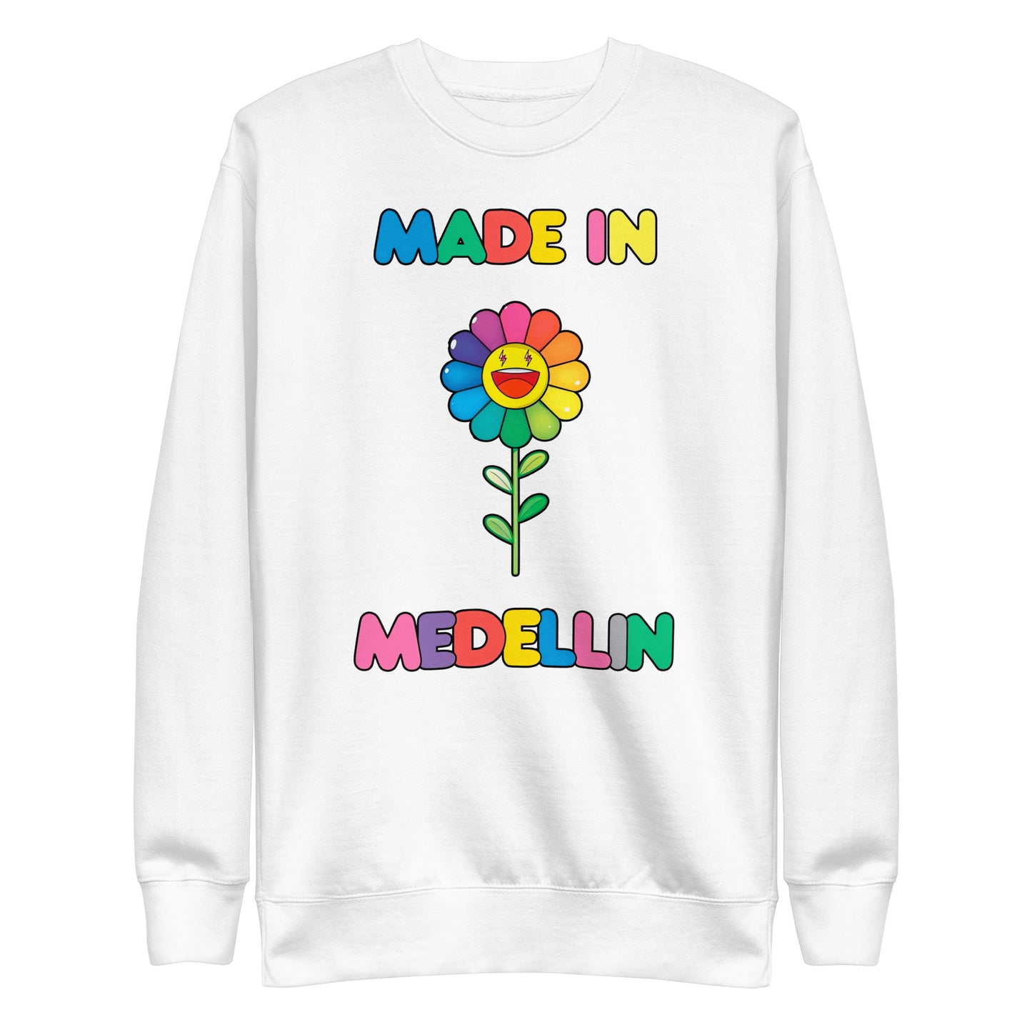 Suéter de made in Medellin ,Descubre calidad excepcional y estampados duraderos. Encuentra estilo y orgullo en cada prenda. Compra ahora!