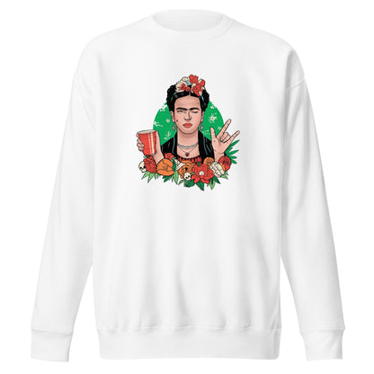 Suéter de Frida Khalo Style ,Descubre calidad excepcional y estampados duraderos. Encuentra estilo y orgullo en cada prenda. Compra ahora!