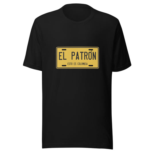 El Patrón plaque t-shirt