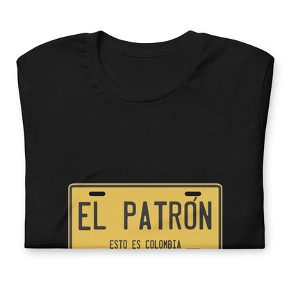 El Patrón plaque t-shirt