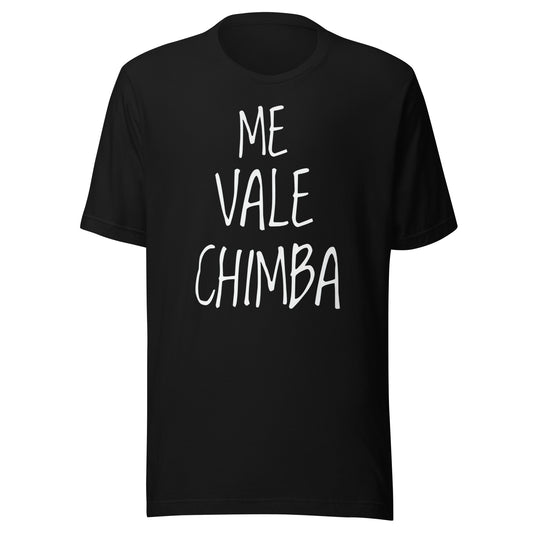 Camiseta Me Vale Chimba Descubre calidad excepcional y estampados duraderos. Encuentra estilo y orgullo en cada prenda.