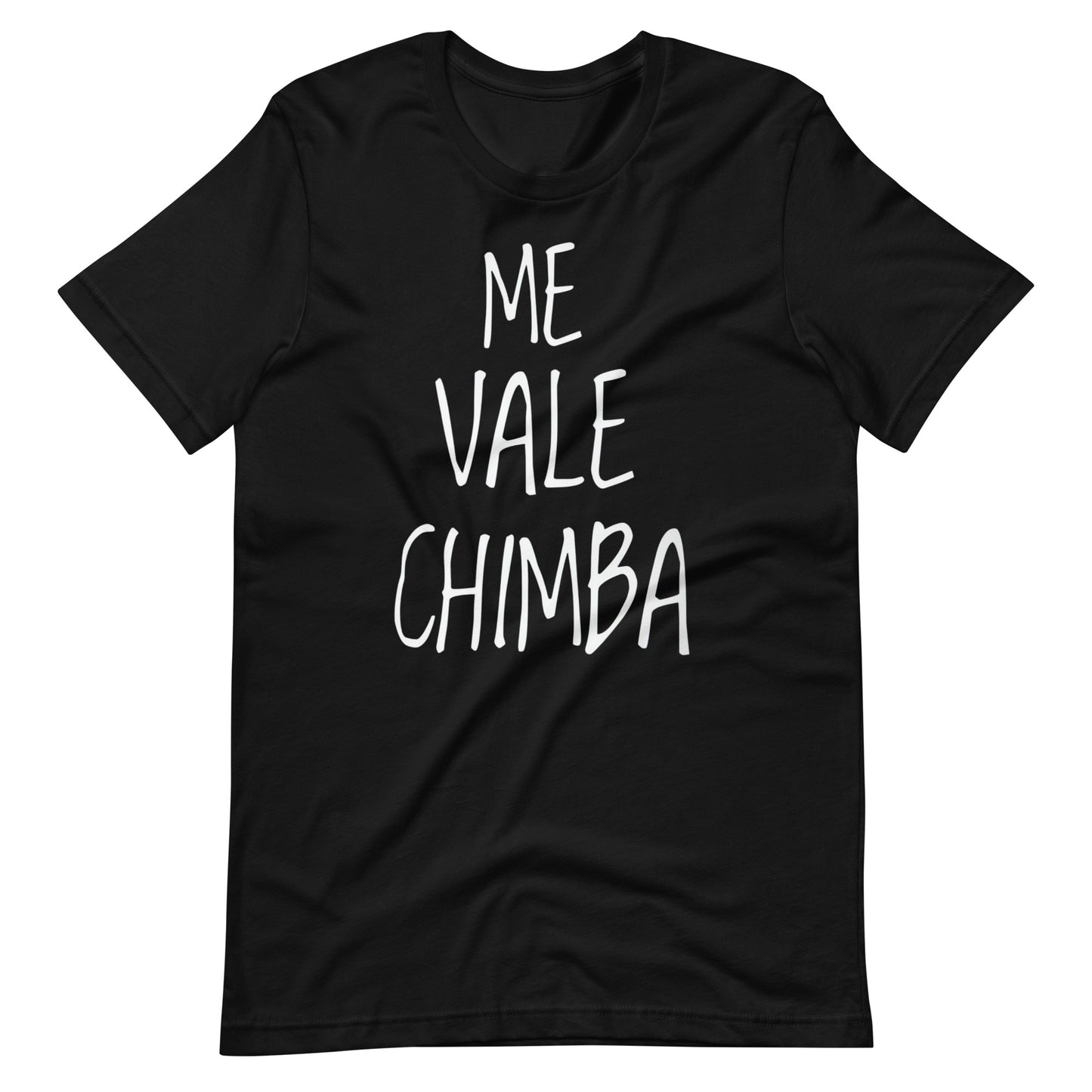 Camiseta Me Vale Chimba Descubre calidad excepcional y estampados duraderos. Encuentra estilo y orgullo en cada prenda.