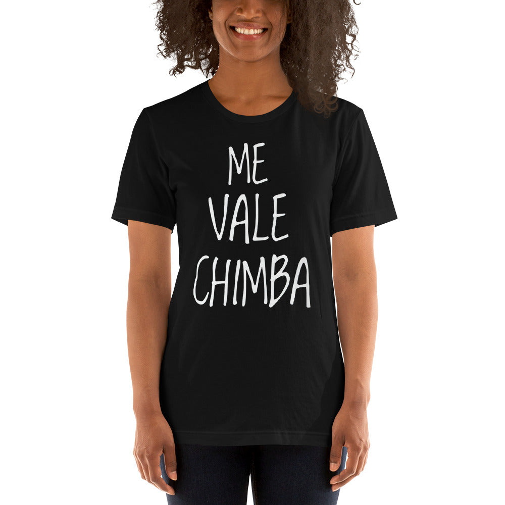 Camiseta Me Vale Chimba Descubre calidad excepcional y estampados duraderos. Encuentra estilo y orgullo en cada prenda.