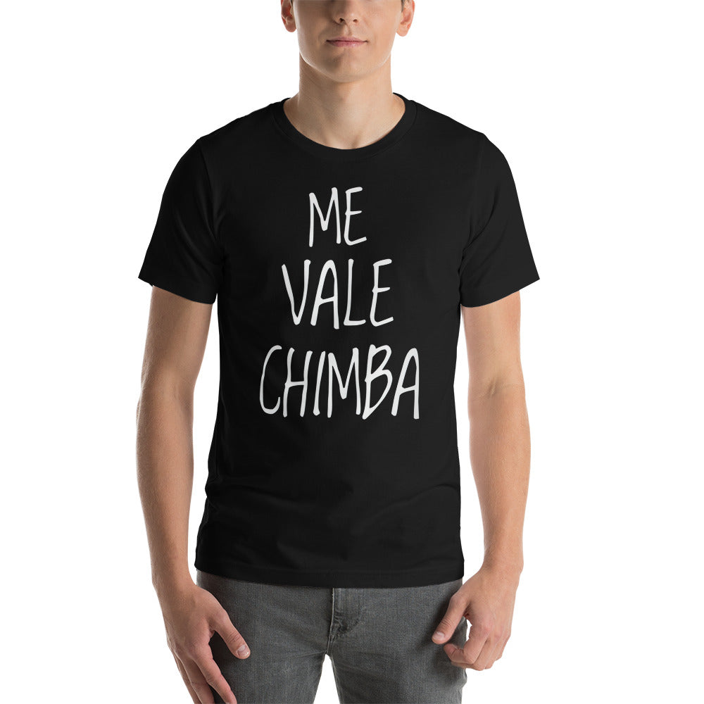 Camiseta Me Vale Chimba Descubre calidad excepcional y estampados duraderos. Encuentra estilo y orgullo en cada prenda.