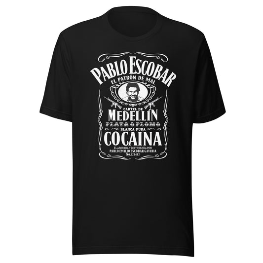 Playera de Pablo Escobar Whisky,Descubre calidad excepcional y estampados duraderos. Encuentra estilo y orgullo en cada prenda. Compre en LOSMIOS!