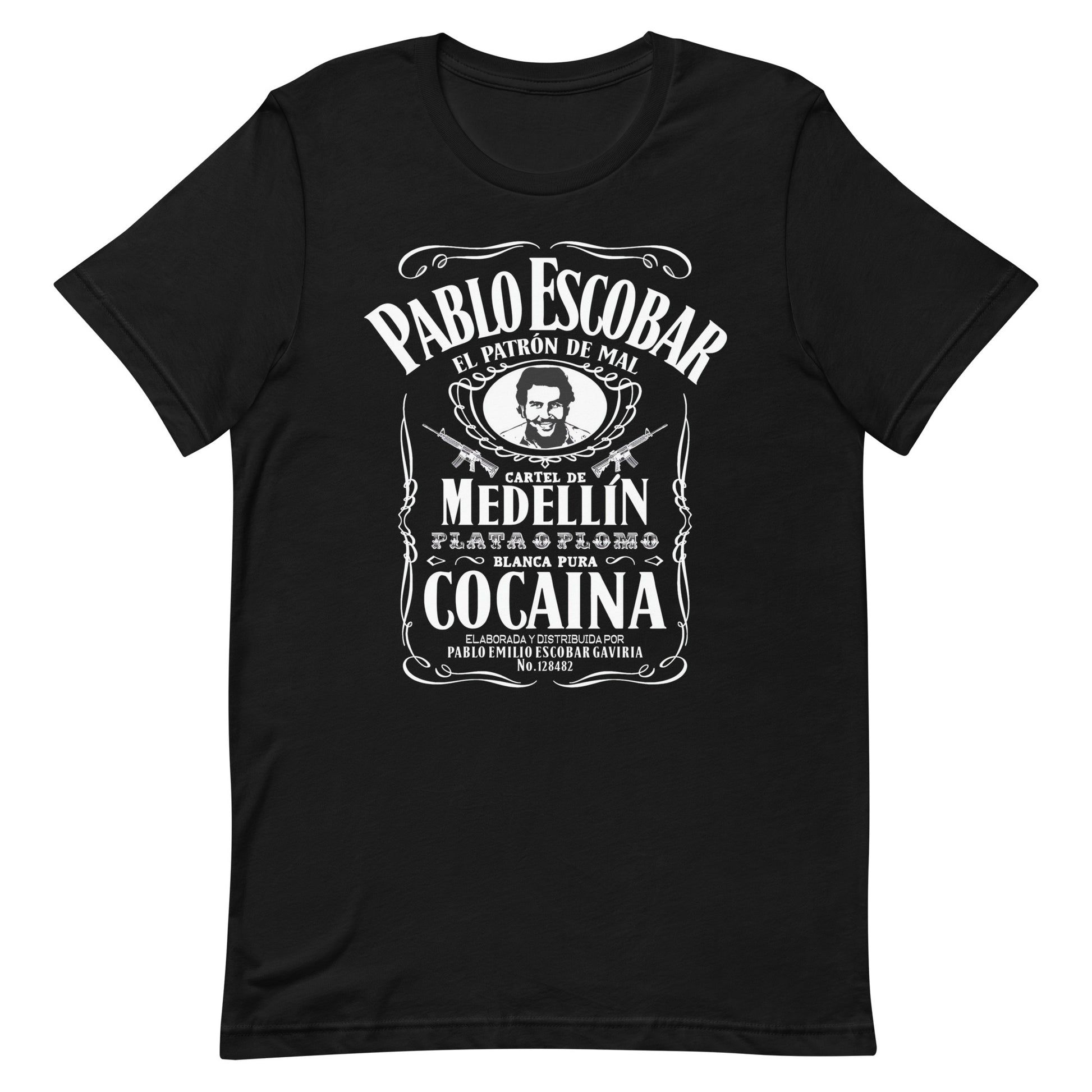 Playera de Pablo Escobar Whisky,Descubre calidad excepcional y estampados duraderos. Encuentra estilo y orgullo en cada prenda. Compre en LOSMIOS!