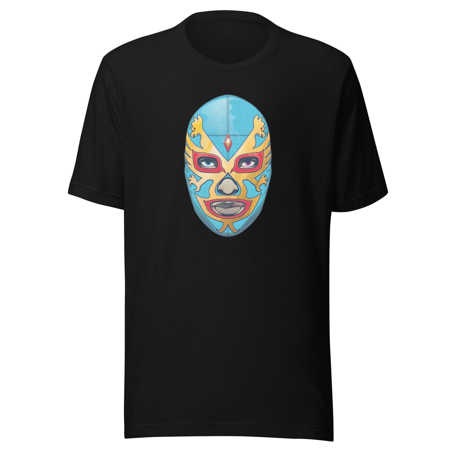 Playera de Luchador Azul Celeste,Descubre calidad excepcional y estampados duraderos. Encuentra estilo y orgullo en cada prenda. Compre en LOSMIOS!