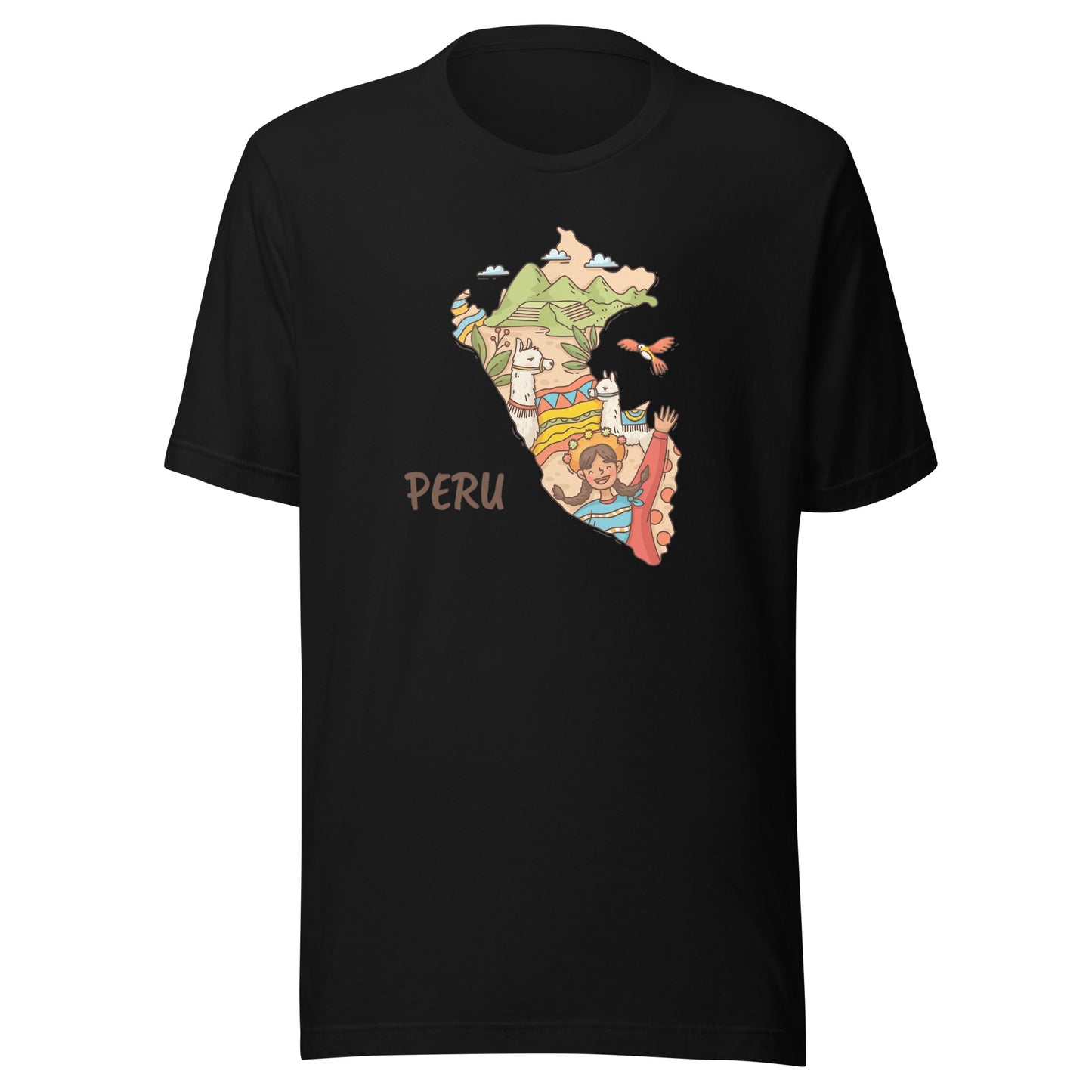 Playera de Perú,Descubre calidad excepcional y estampados duraderos. Encuentra estilo y orgullo en cada prenda. Compre en LOSMIOS!