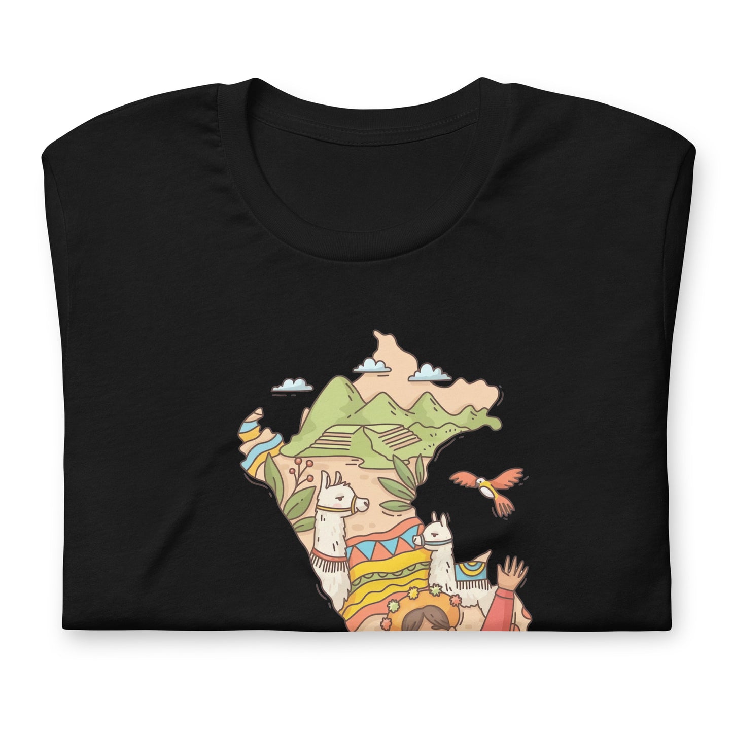 Playera de Perú,Descubre calidad excepcional y estampados duraderos. Encuentra estilo y orgullo en cada prenda. Compre en LOSMIOS!