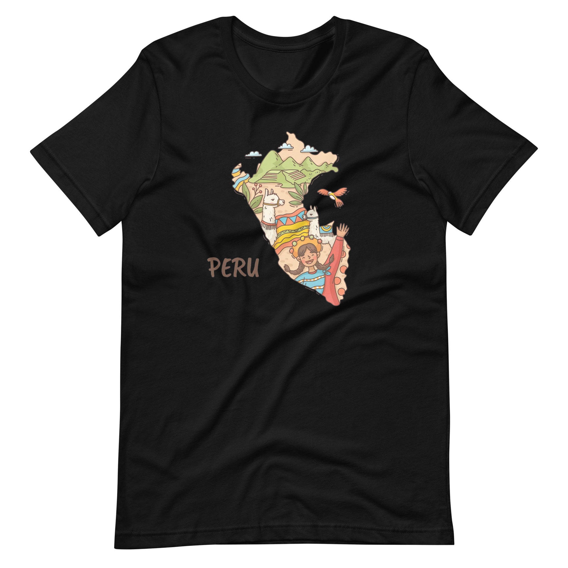 Playera de Perú,Descubre calidad excepcional y estampados duraderos. Encuentra estilo y orgullo en cada prenda. Compre en LOSMIOS!