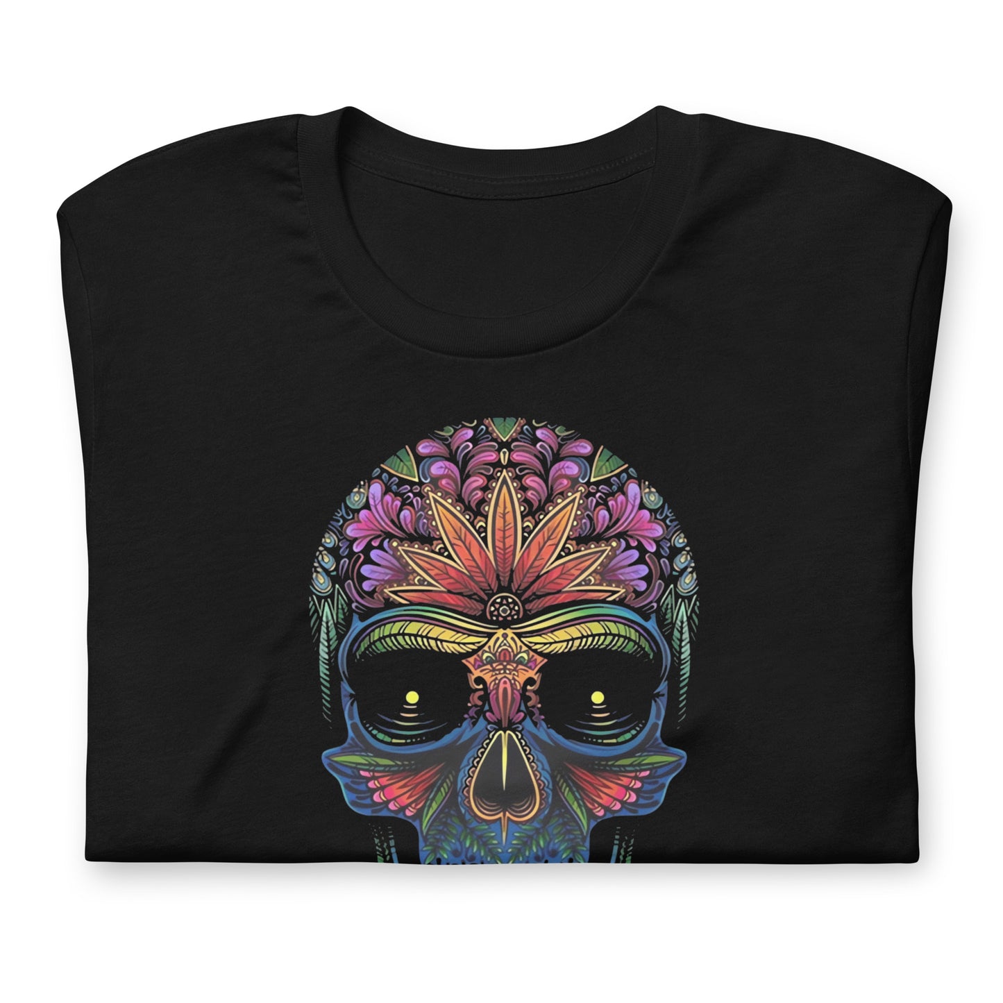 Playera de Calavera dia de muertos, Descubre calidad excepcional y estampados duraderos. Encuentra estilo y orgullo en cada prenda. Compre en LOSMIOS!