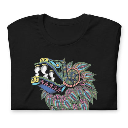 Playera de Serpiente Emplumada ,Descubre calidad excepcional y estampados duraderos. Encuentra estilo y orgullo en cada prenda. Compre en LOSMIOS!