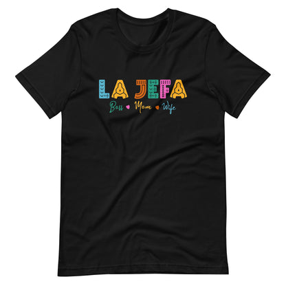 Playera de La Jefa ,Descubre calidad excepcional y estampados duraderos. Encuentra estilo y orgullo en cada prenda.