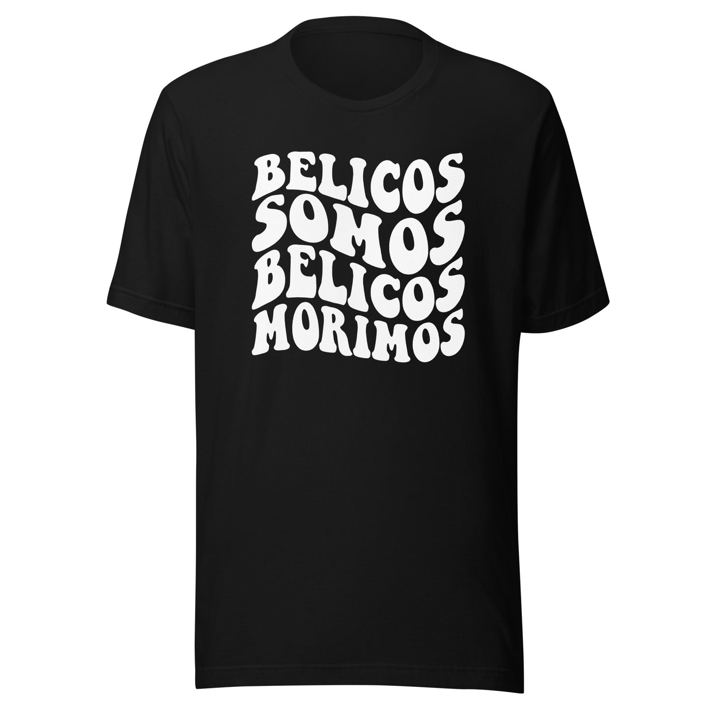 Camiseta Bélicos Somos, Descubre calidad excepcional y estampados duraderos. Encuentra estilo y orgullo en cada prenda.