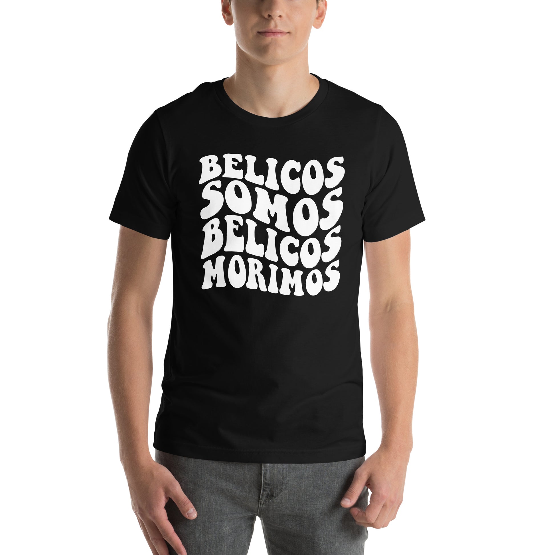 Camiseta Bélicos Somos, Descubre calidad excepcional y estampados duraderos. Encuentra estilo y orgullo en cada prenda.